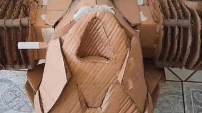 Bmw R 1250 Gs Cardboard Engine Front