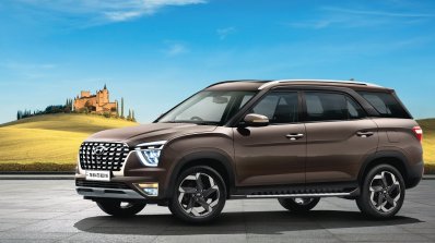 Hyundai Alcazar Official Image Front Three Quarter