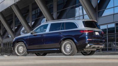 Mercedes Maybach Gls 600 Blue Rear Three Quarters