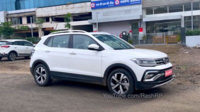 Volkswagen Taigun Spied Side Profile