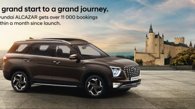 Hyundai Alcazar Booking Milestone