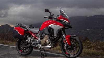 Ducati Multistrada V4 Red Side View