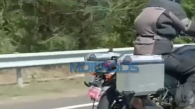 New Royal Enfield Himalayan Spy Shot Rear Right