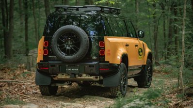 Land Rover Defender Trophy Edition Rear Forest