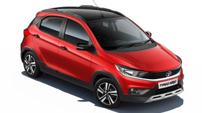 2021 Tata Tiago Nrg Front Right Red Studio