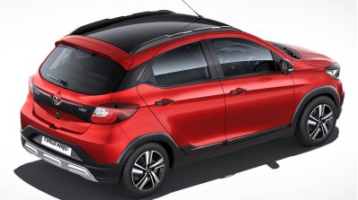 2021 Tata Tiago Nrg Rear Right Red Studio