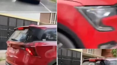 Mahindra Xuv700 Front Rear Right Red