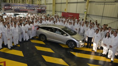 UK - Production of the Honda Civic Tourer kicks off