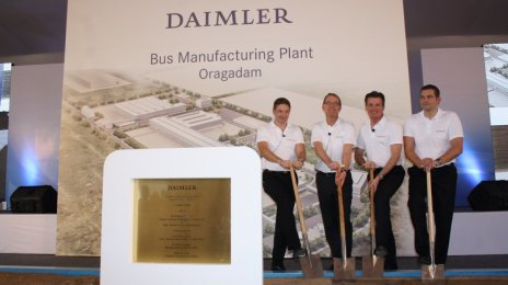 IAB Report - Daimler lays foundation stone for bus manufacturing plant, announces BharatBenz bus brand