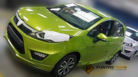 Malaysia - Proton P2-30A gets ready for a launch, spotted undisguised