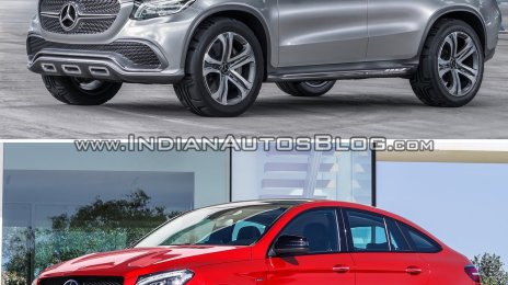 Mercedes Concept Coupe Vs Mercedes GLE Coupe - Concept Vs Reality