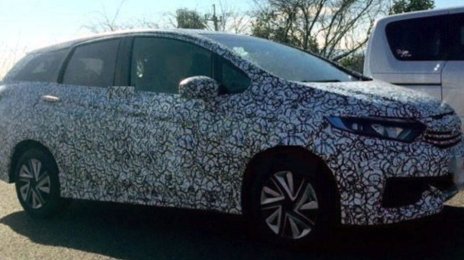 2015 Honda City Station Wagon (Jazz Shuttle) starts testing - Spied