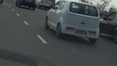 2015 Suzuki Alto (JDM) caught testing in Delhi - Spied