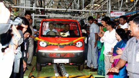 Mahindra P601 LCV revealed at Zaheerabad plant inauguration - IAB Report