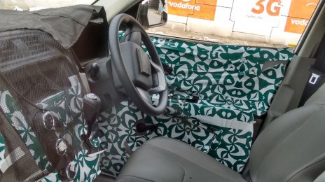 Interior of the Mahindra S101 (XUV100) snapped up close - Spied