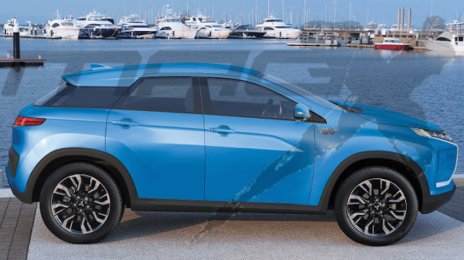 Fourth-gen Mitsubishi ASX to arrive in 2018 - Rendering