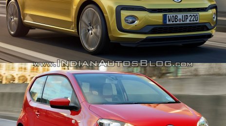 2016 VW Up! (facelift) vs pre-facelift model - Old vs. New
