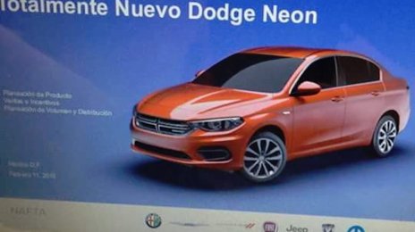Alleged 2016 Dodge Neon (rebadged Fiat Tipo) leaked - Report