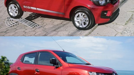 Renault Kwid vs Fiat Mobi - In Images