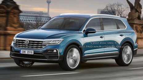 Next-gen 2018 VW Touareg - Rendering