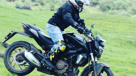 New picture reveals the side profile of the Bajaj Kratos VS400