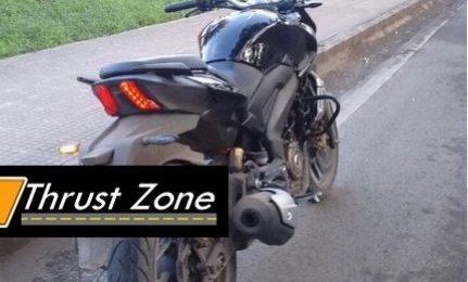 Bajaj Kratos VS400 shows its Pulsar-inspired LED taillights in new spyshots
