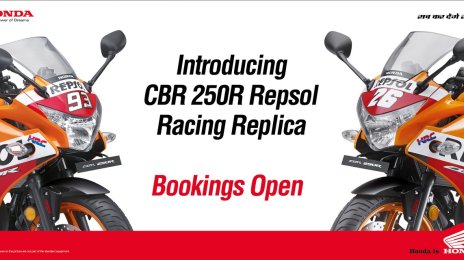 Honda CBR250R Repsol Racing Replica Limited Edition unveiled