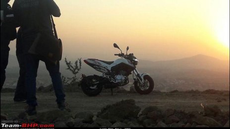 DSK Benelli TNT135 spotted during ad shoot