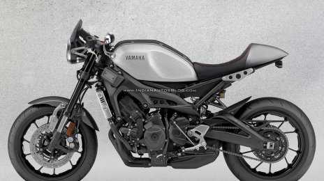 Yamaha XSR900 cafe racer - Rendering