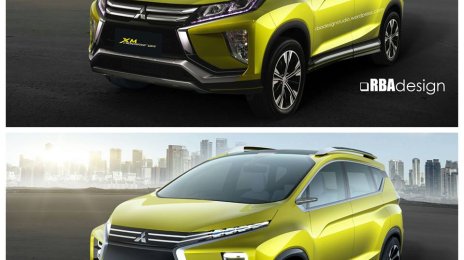 Production Mitsubishi XM MPV rendered