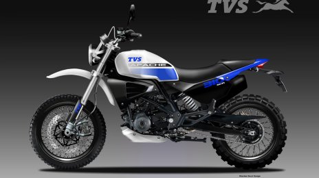 TVS Apache 310 SCR concept - Rendering