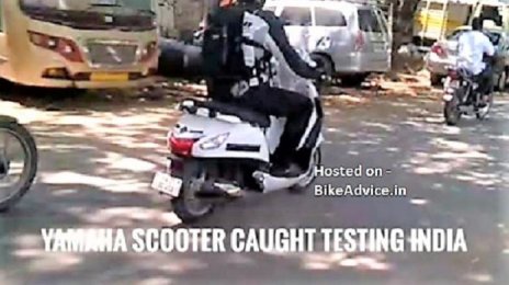 'Upcoming Yamaha scooter' spied is the Yamaha Nozza Grande