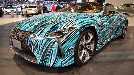 Lexus Fluidity of Hybrid Electric concept showcased at the 2017 Dubai Motor Show