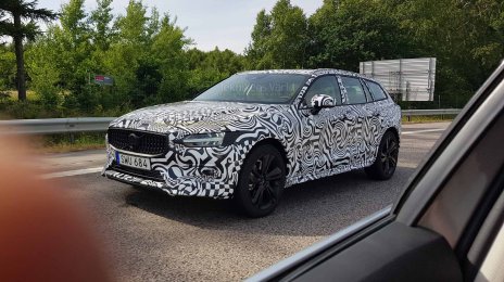 2019 Volvo V60 Cross Country spied testing in Sweden
