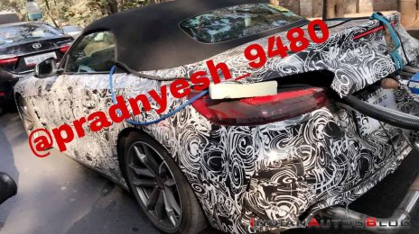 2019 BMW Z4 spied undergoing emission testing in India