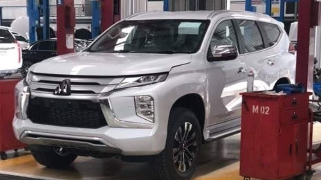 India-bound 2019 Mitsubishi Pajero Sport (facelift) spied inside-out