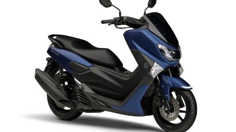 Matte Blue Yamaha NMax 125 cc maxi-scooter launched in Japan