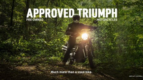 Pre-owned Triumph motorcycles program, 'Approved Triumph' launched