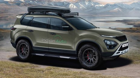 2021 Tata Safari Imagined As A Hardcore 4x4 Off-Roader - Rendering