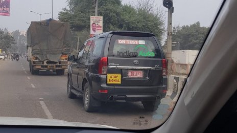 Tata Safari Storme Recently Spotted On Test - What's Happening?