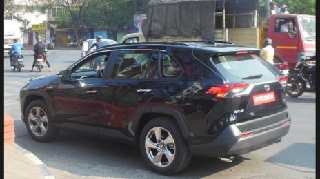 Toyota RAV4 Hybrid Spotted Testing In India; Is It Up For A Launch?