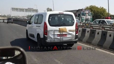  Citroen Berlingo MPV Spotted Testing In India Yet Again -Video