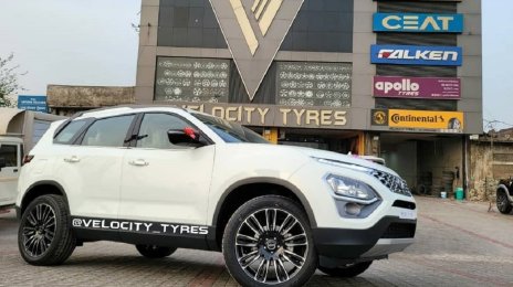 First-Ever 2021 Tata Safari with Aftermarket Alloy Wheels is Here