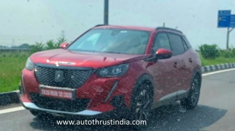 Peugeot 2008 SUV Front End Looks Handsome in New Spy Image