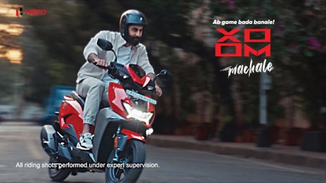 New Hero MotoCorp Campaign Features Hero XOOM & Ranbir Kapoor