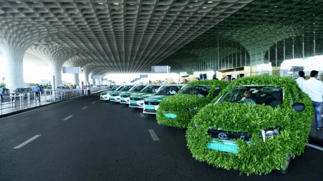 Uber Goes Green at Mumbai International Airport