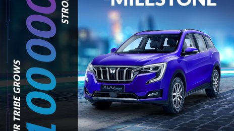 XUV700 Becomes Mahindra's Fastest SUV to Achieve 1 Lakh Milestone
