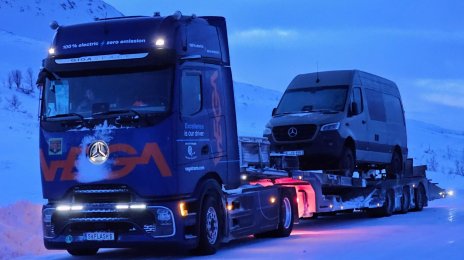 Mercedes-Benz eActros 600 Conquers Gruelling Arctic eNordkapp Challenge