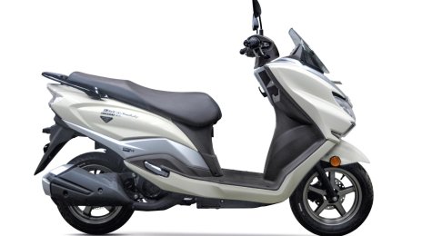 Suzuki Burgman Street EX Gets New Pearl Grace White Colour