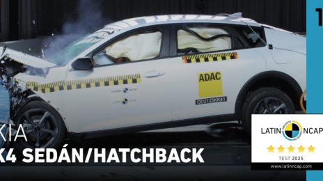 Kia K4 Scores 5 Stars in Latin NCAP Crash Tests